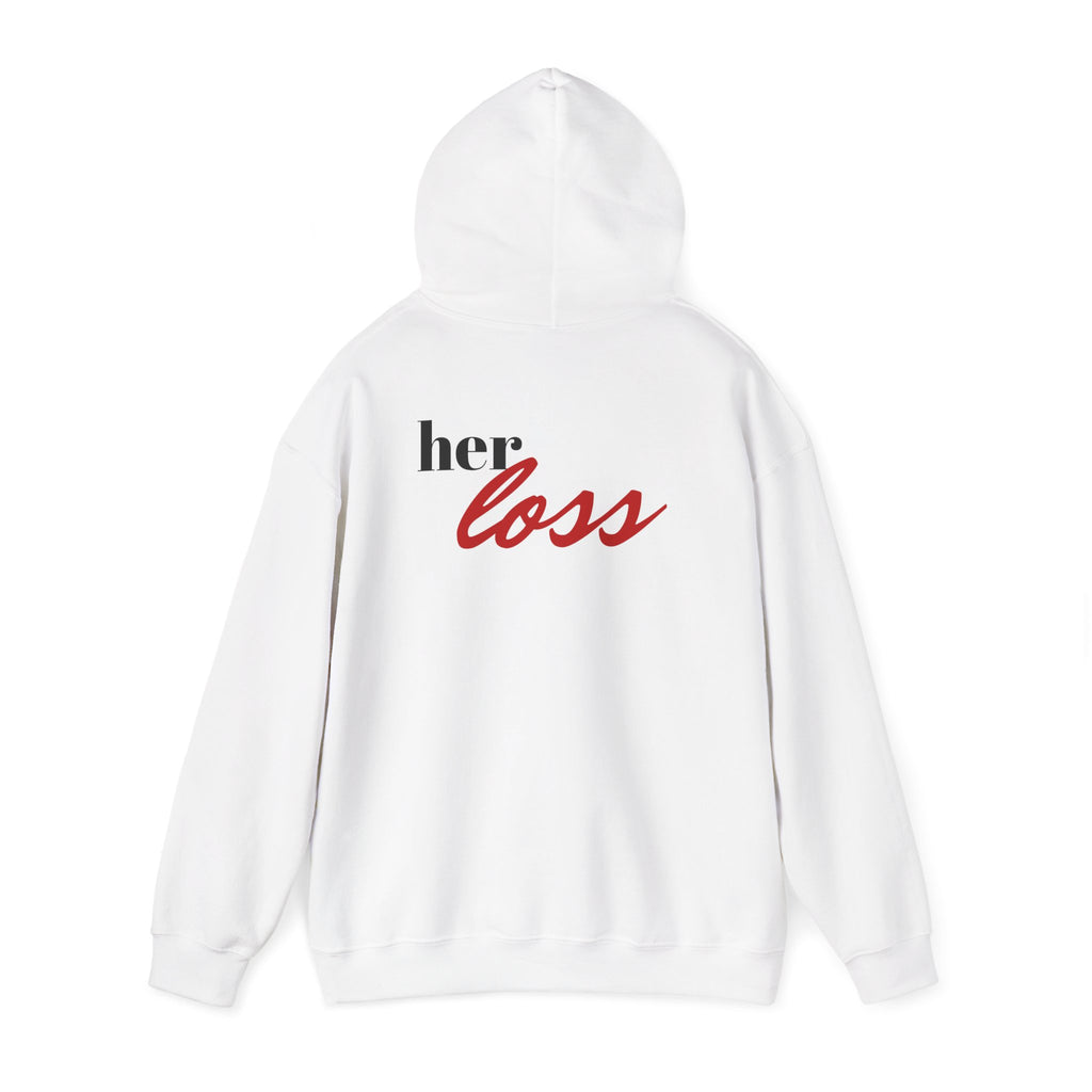 "HER LOSS she fumbled the upgrade" Minimal Statement Pullover