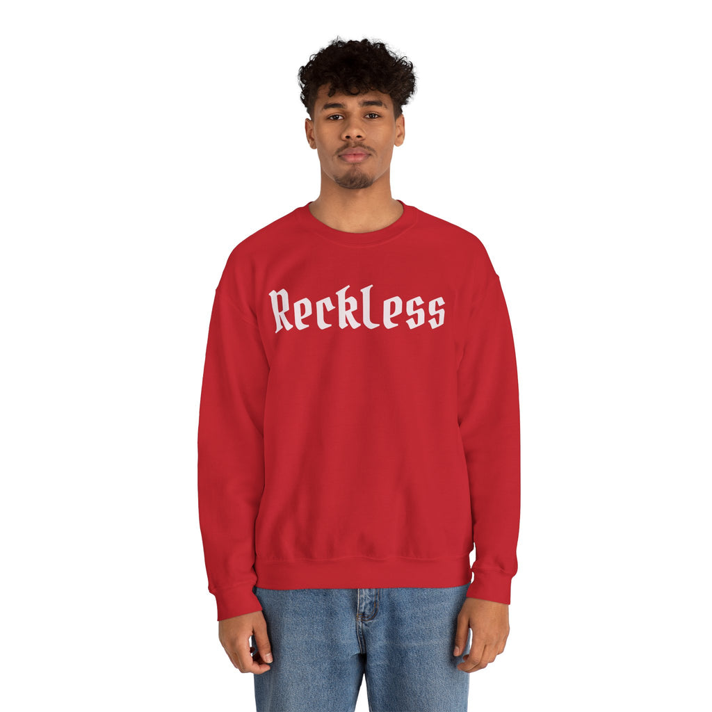 "Reckless" Graphic Sweatshirt — Wolverine & Deadpool Back Art Crewneck