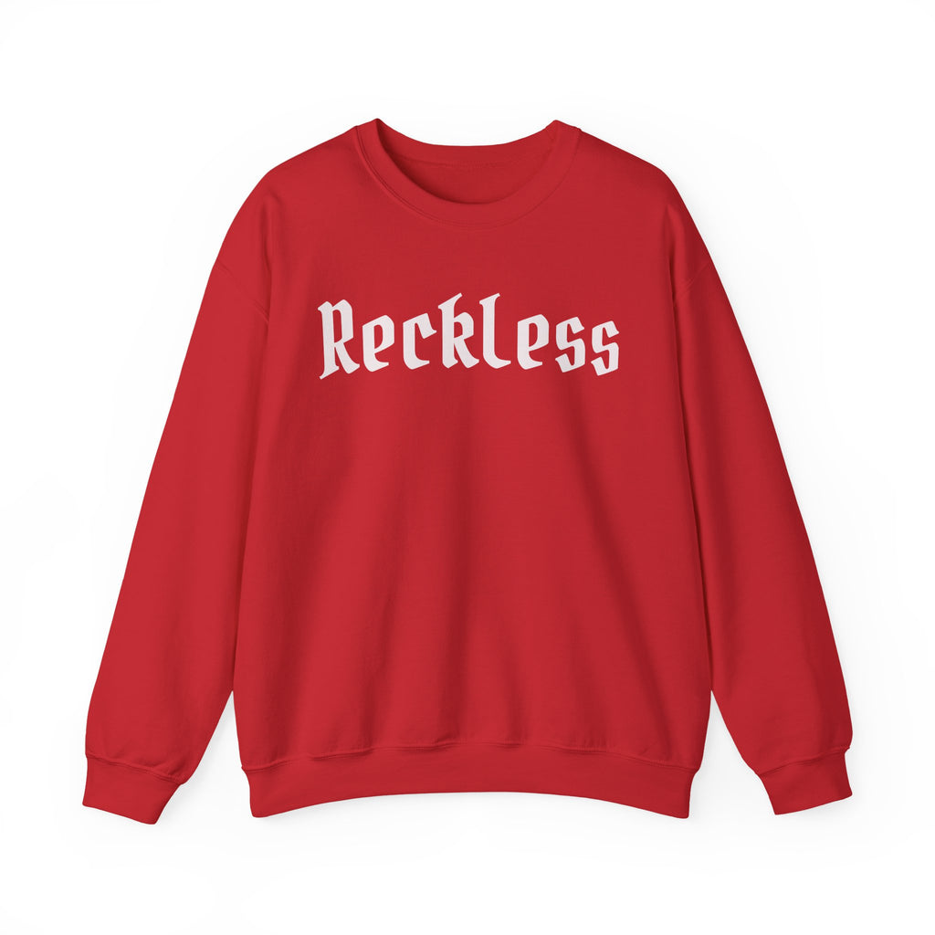 "Reckless" Graphic Sweatshirt — Wolverine & Deadpool Back Art Crewneck
