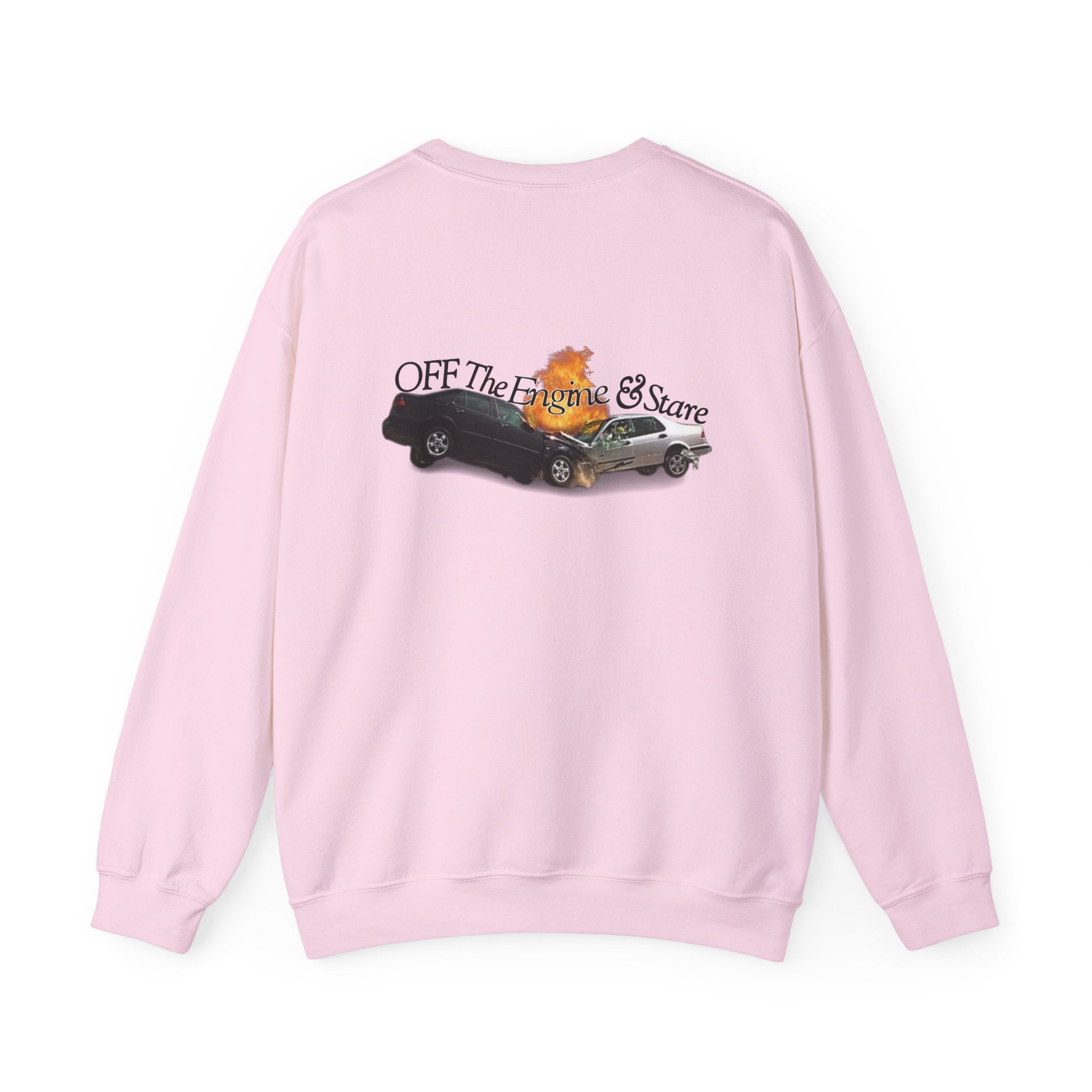 OFF THE ENGINE AND STARE Unisex Heavy Blend™ Crewneck Sweatshirt