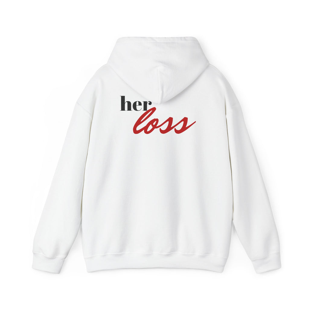 "HER LOSS she fumbled the upgrade" Minimal Statement Pullover