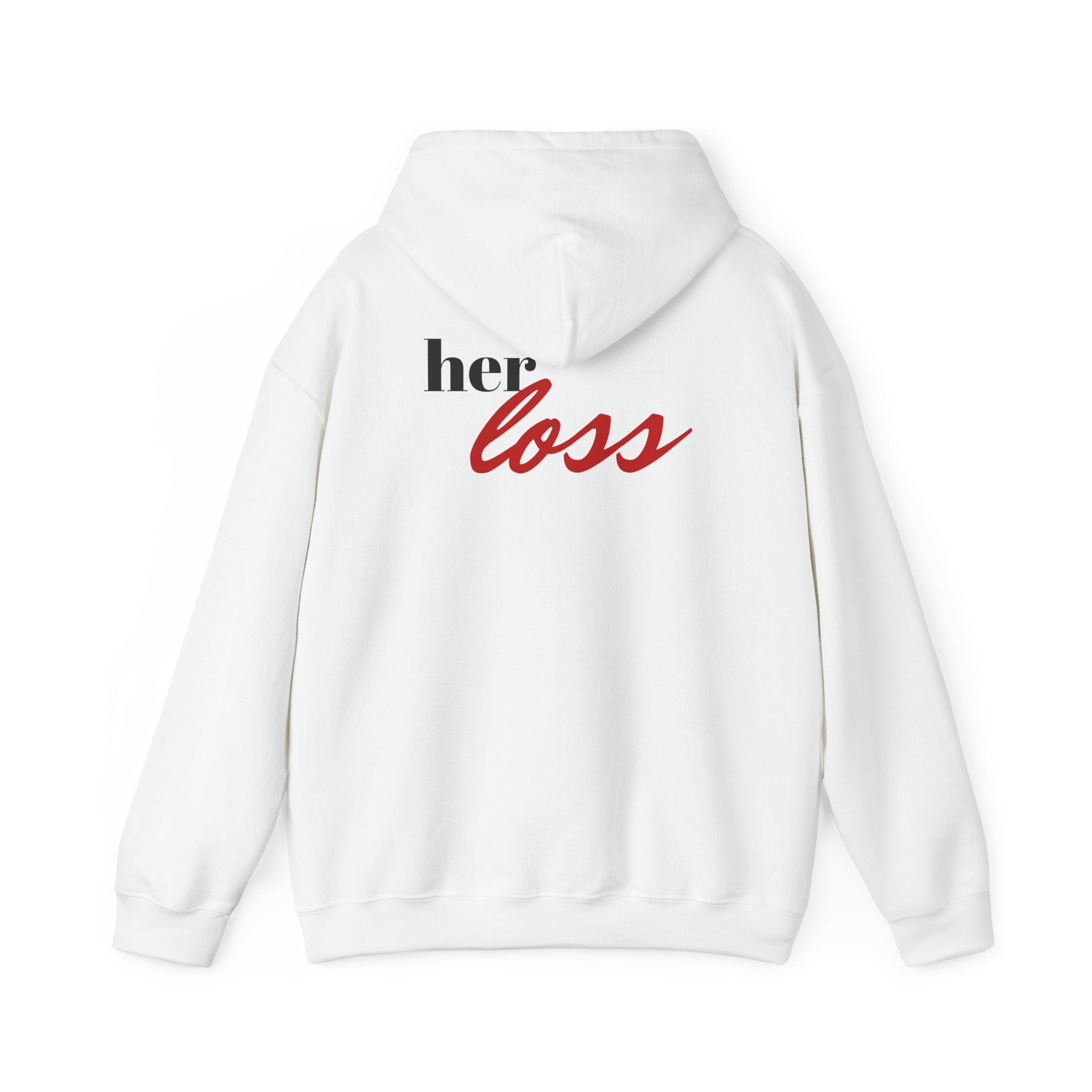 "HER LOSS she fumbled the upgrade" Minimal Statement Pullover